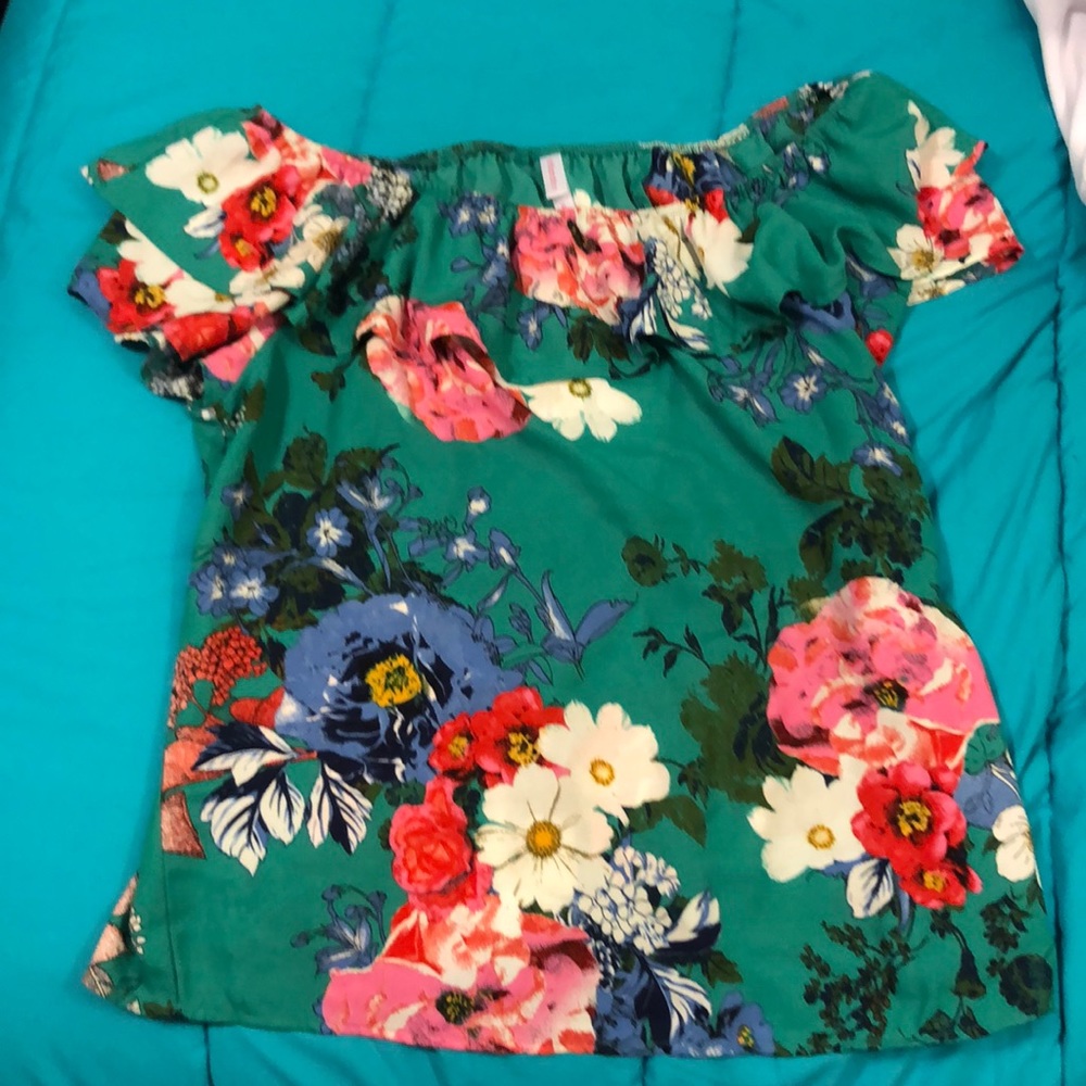 OTS Floral Top